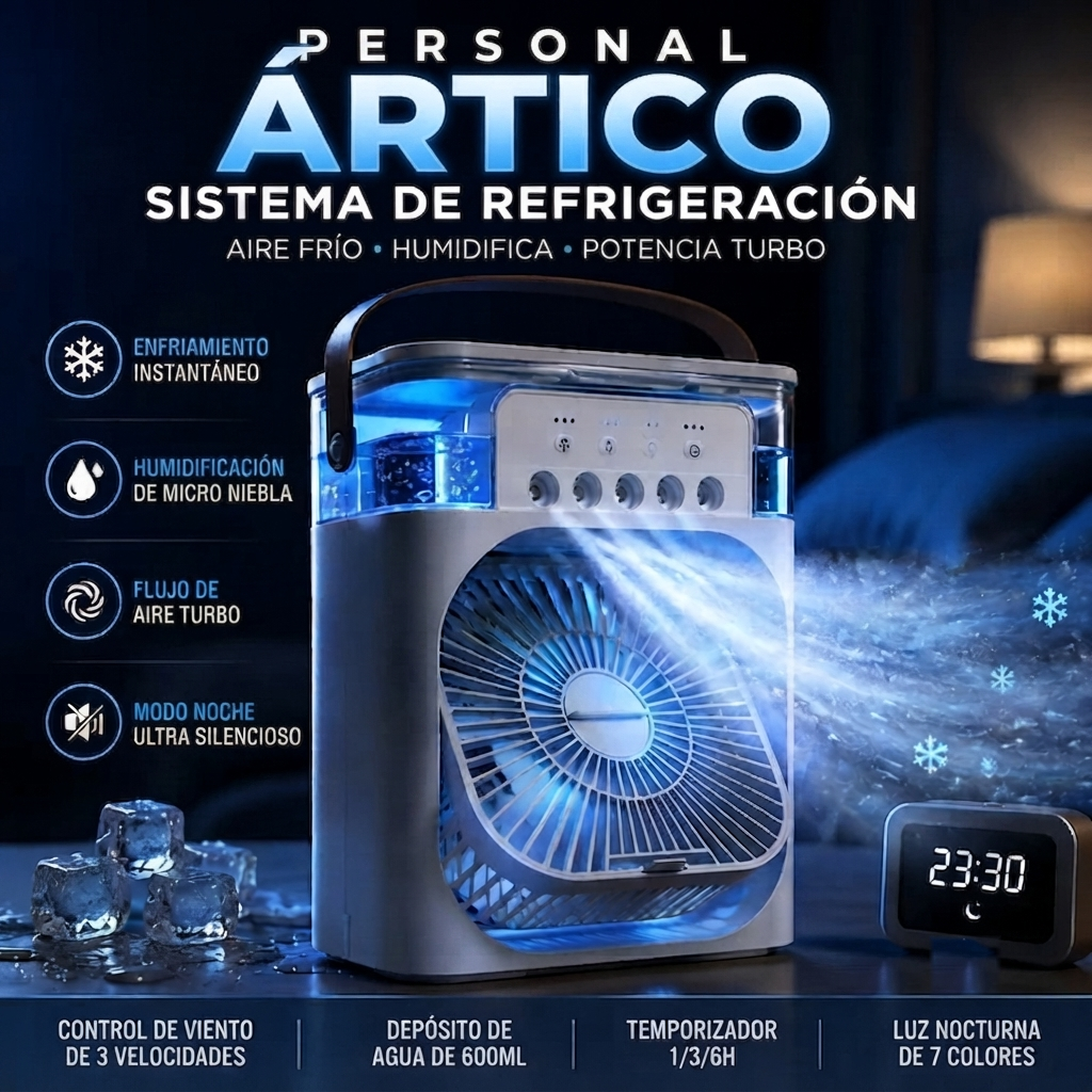 Nov Frost™ Enfriador de Aire Portátil con Nebulizador