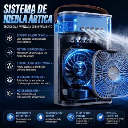 Nov Frost™ Enfriador de Aire Portátil con Nebulizador