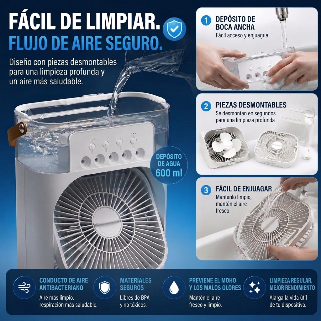 Nov Frost™ Enfriador de Aire Portátil con Nebulizador